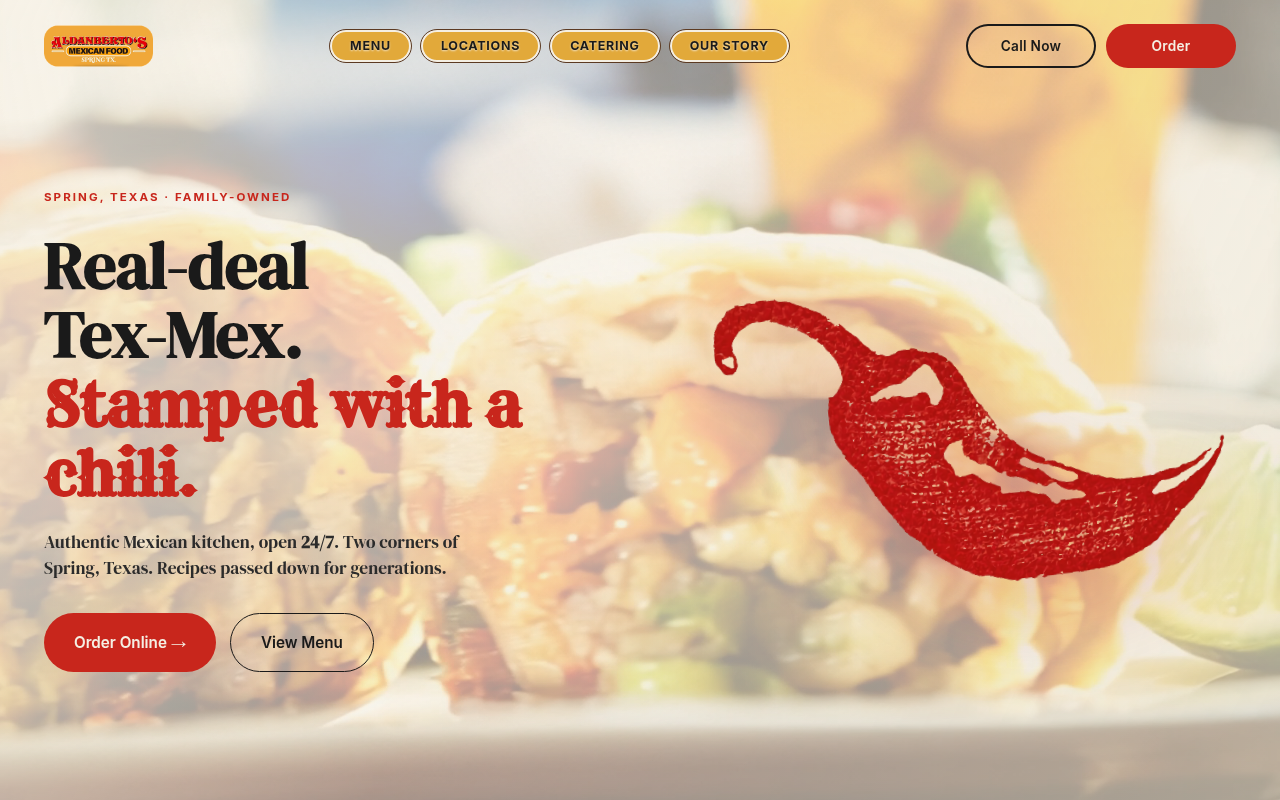 Aldanberto's Mexican Food